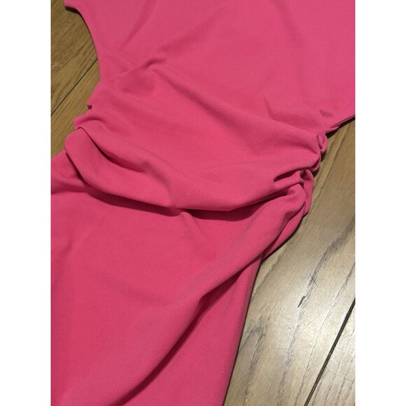 New Beautiful Pink Gibson Latimer Asymmetrical Dress Size Small Sexy Formal City - Picture 5 of 10